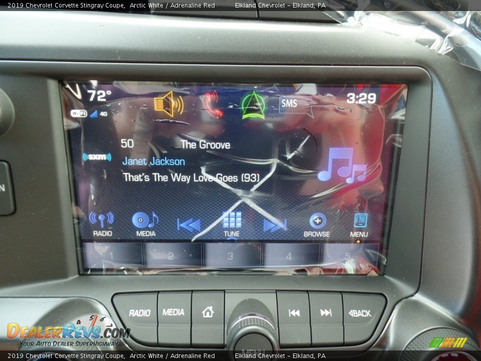 2019 Chevrolet Corvette Stingray Coupe Arctic White / Adrenaline Red Photo #30