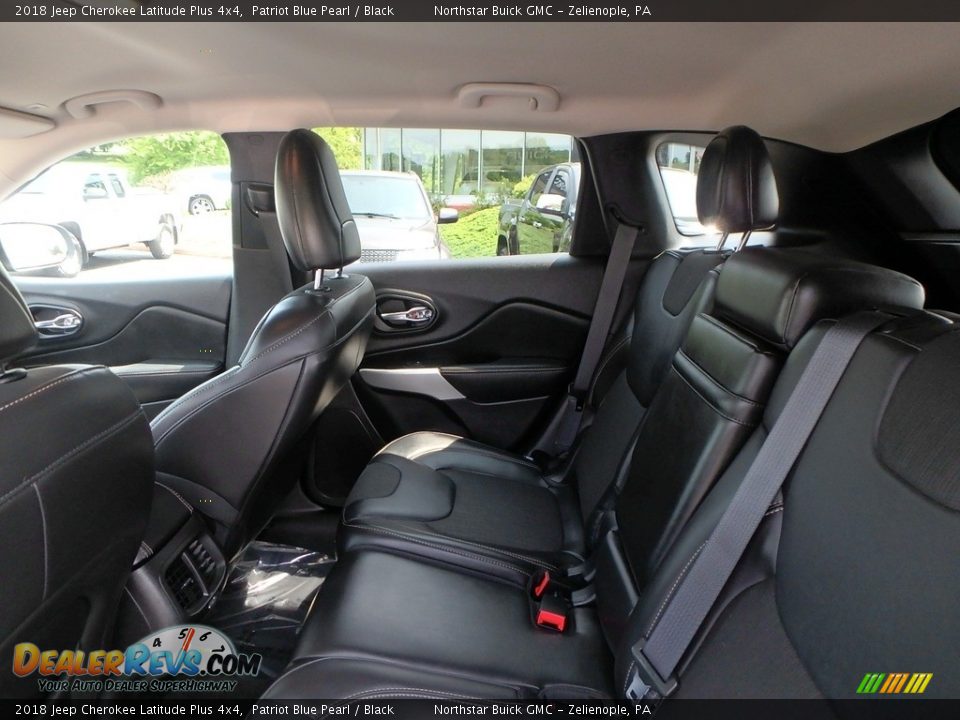 2018 Jeep Cherokee Latitude Plus 4x4 Patriot Blue Pearl / Black Photo #16