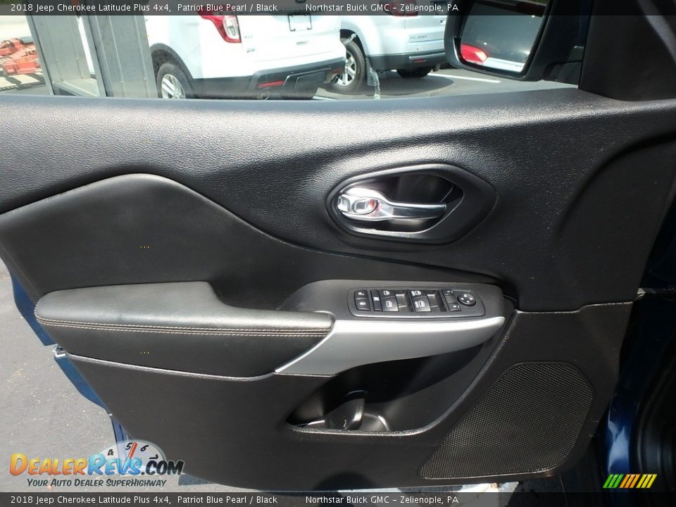 2018 Jeep Cherokee Latitude Plus 4x4 Patriot Blue Pearl / Black Photo #19