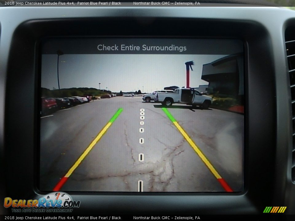 2018 Jeep Cherokee Latitude Plus 4x4 Patriot Blue Pearl / Black Photo #26