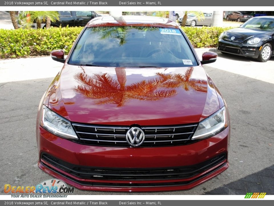 2018 Volkswagen Jetta SE Cardinal Red Metallic / Titan Black Photo #3