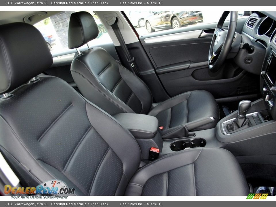 2018 Volkswagen Jetta SE Cardinal Red Metallic / Titan Black Photo #19