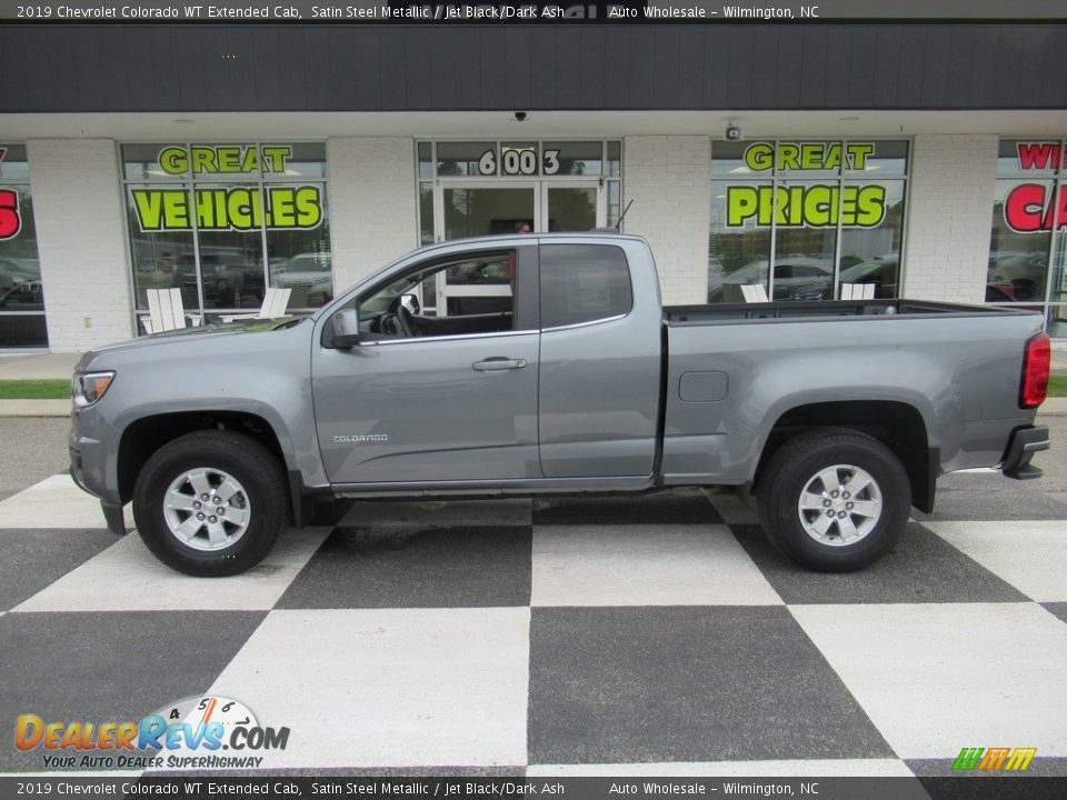2019 Chevrolet Colorado WT Extended Cab Satin Steel Metallic / Jet Black/Dark Ash Photo #1