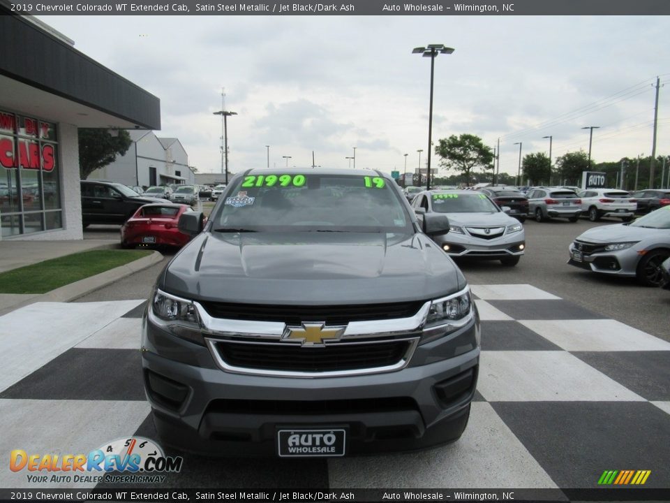 2019 Chevrolet Colorado WT Extended Cab Satin Steel Metallic / Jet Black/Dark Ash Photo #2