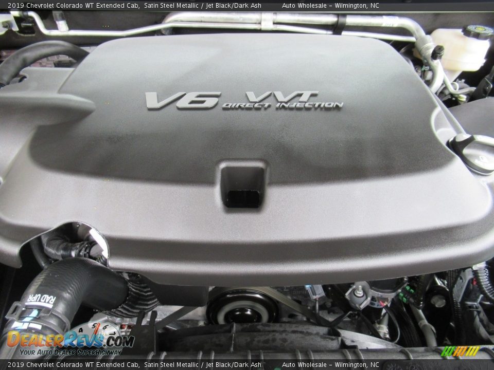 2019 Chevrolet Colorado WT Extended Cab Satin Steel Metallic / Jet Black/Dark Ash Photo #6