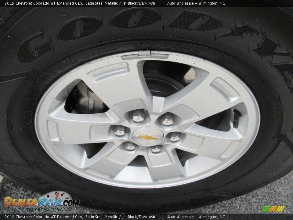 2019 Chevrolet Colorado WT Extended Cab Satin Steel Metallic / Jet Black/Dark Ash Photo #7