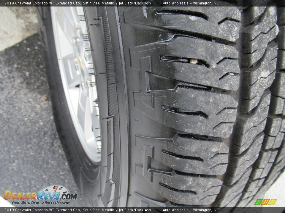 2019 Chevrolet Colorado WT Extended Cab Satin Steel Metallic / Jet Black/Dark Ash Photo #8