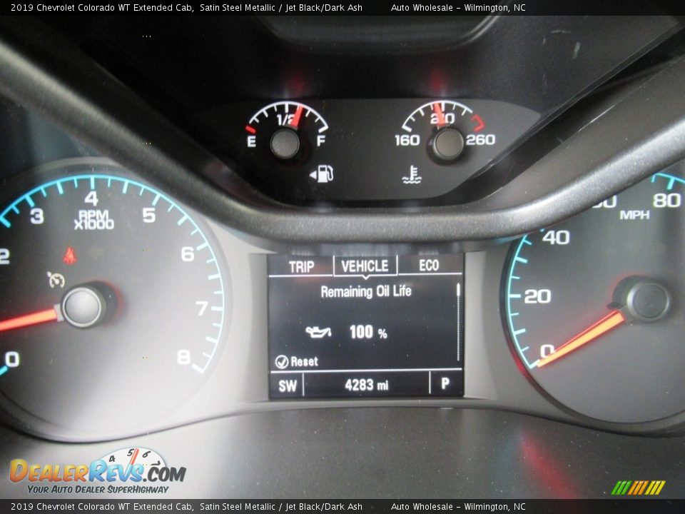 2019 Chevrolet Colorado WT Extended Cab Satin Steel Metallic / Jet Black/Dark Ash Photo #15
