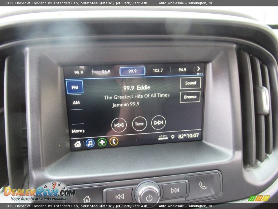 2019 Chevrolet Colorado WT Extended Cab Satin Steel Metallic / Jet Black/Dark Ash Photo #16