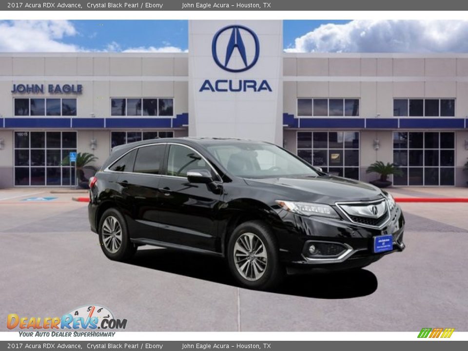 2017 Acura RDX Advance Crystal Black Pearl / Ebony Photo #1