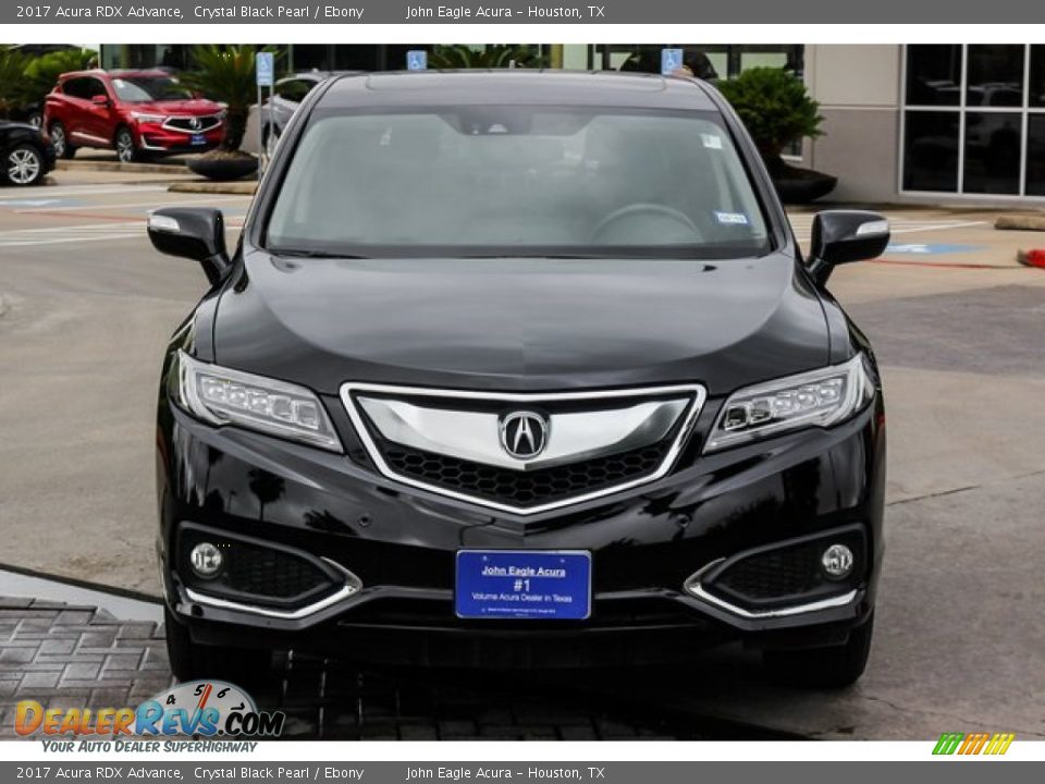 2017 Acura RDX Advance Crystal Black Pearl / Ebony Photo #2