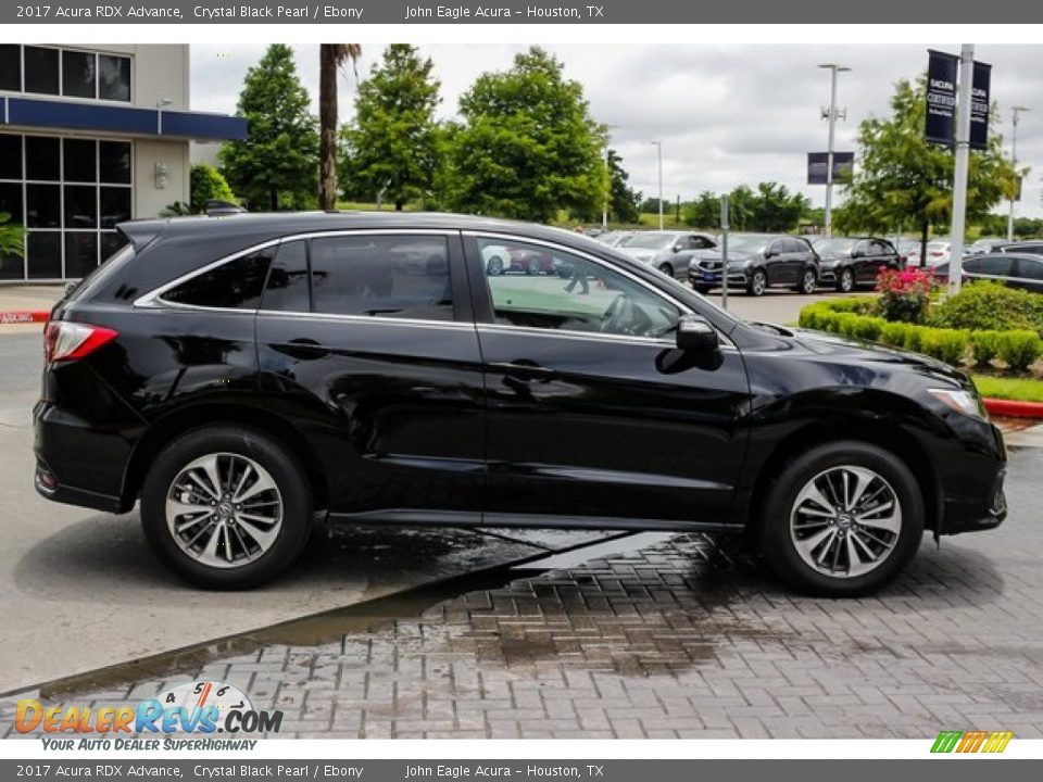 2017 Acura RDX Advance Crystal Black Pearl / Ebony Photo #8