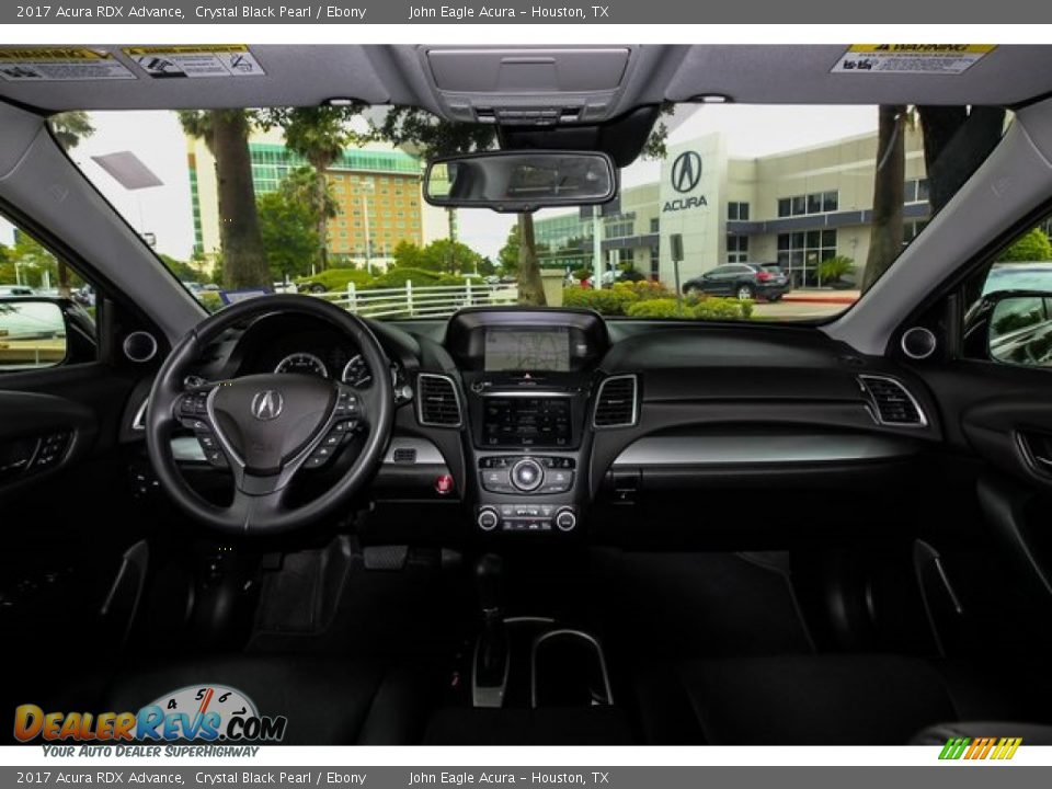 2017 Acura RDX Advance Crystal Black Pearl / Ebony Photo #9