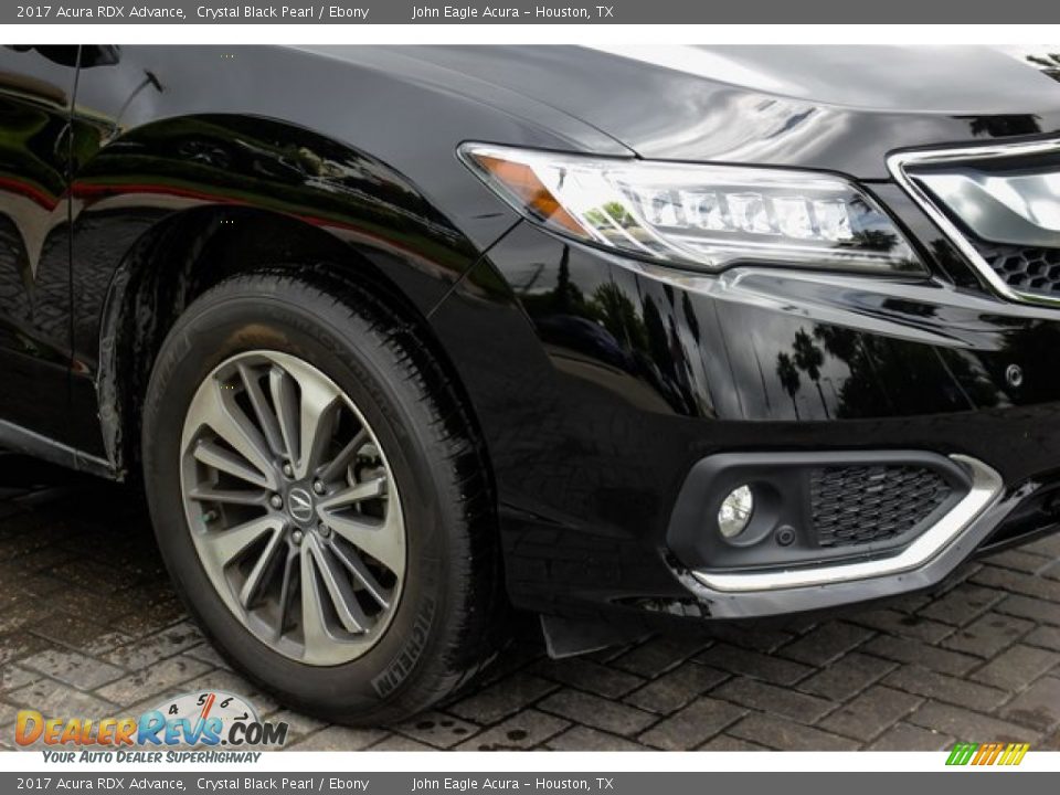 2017 Acura RDX Advance Crystal Black Pearl / Ebony Photo #10