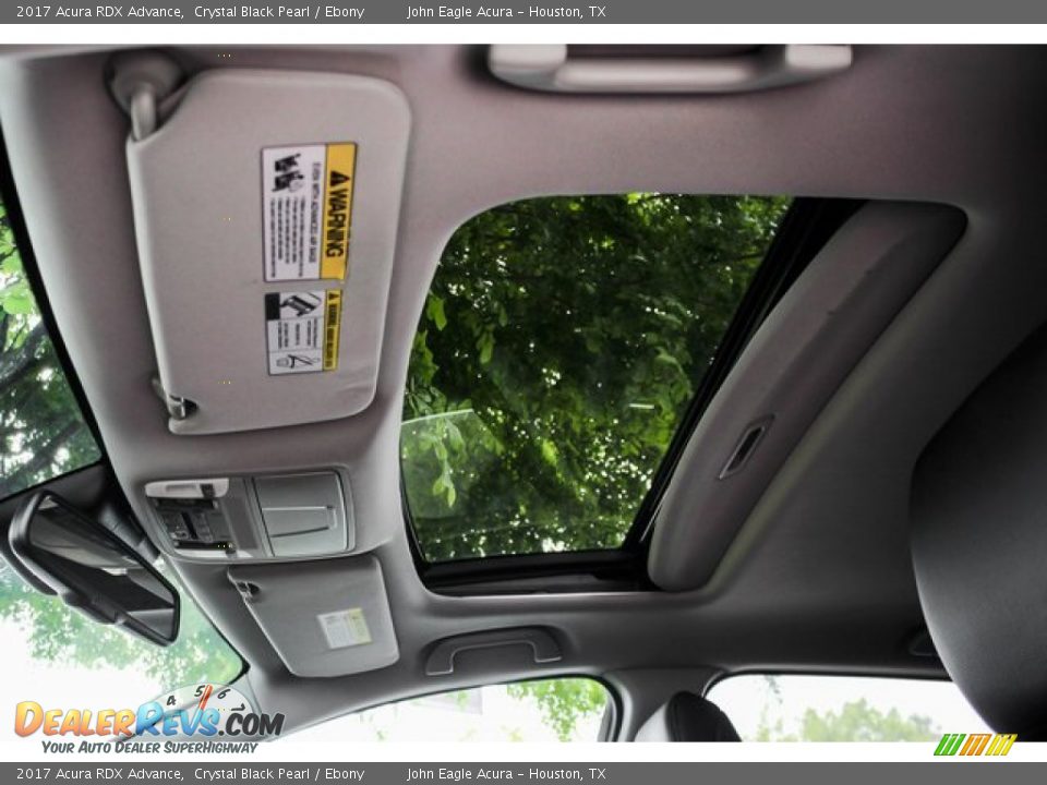 2017 Acura RDX Advance Crystal Black Pearl / Ebony Photo #14