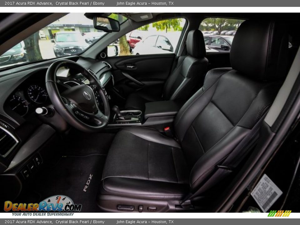 2017 Acura RDX Advance Crystal Black Pearl / Ebony Photo #16