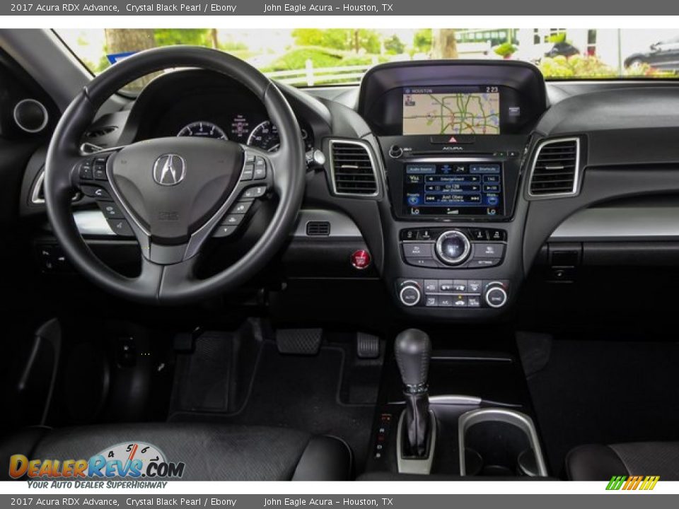 2017 Acura RDX Advance Crystal Black Pearl / Ebony Photo #22