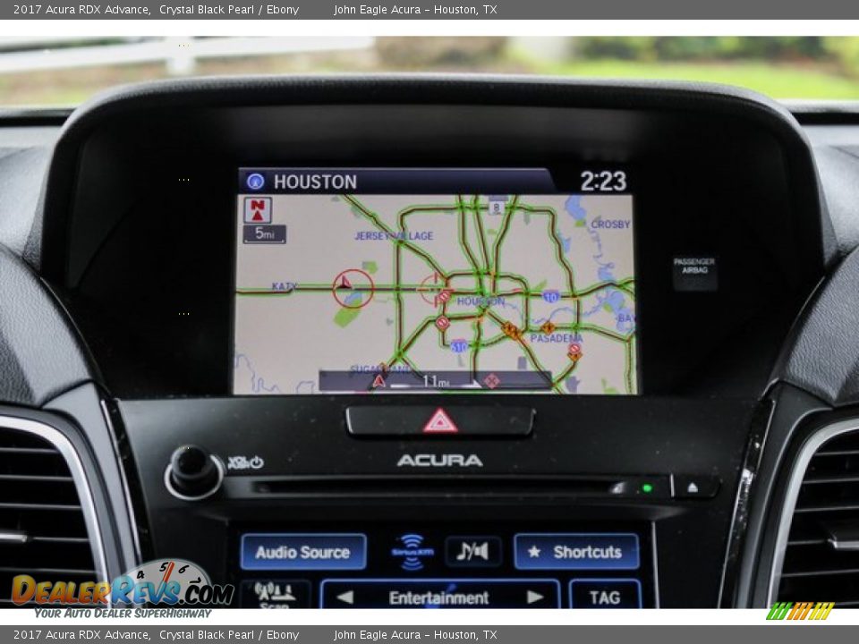 2017 Acura RDX Advance Crystal Black Pearl / Ebony Photo #23