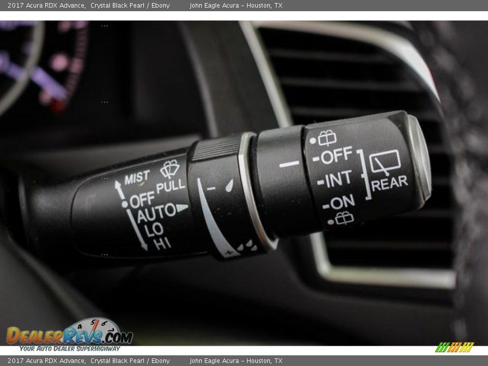2017 Acura RDX Advance Crystal Black Pearl / Ebony Photo #33