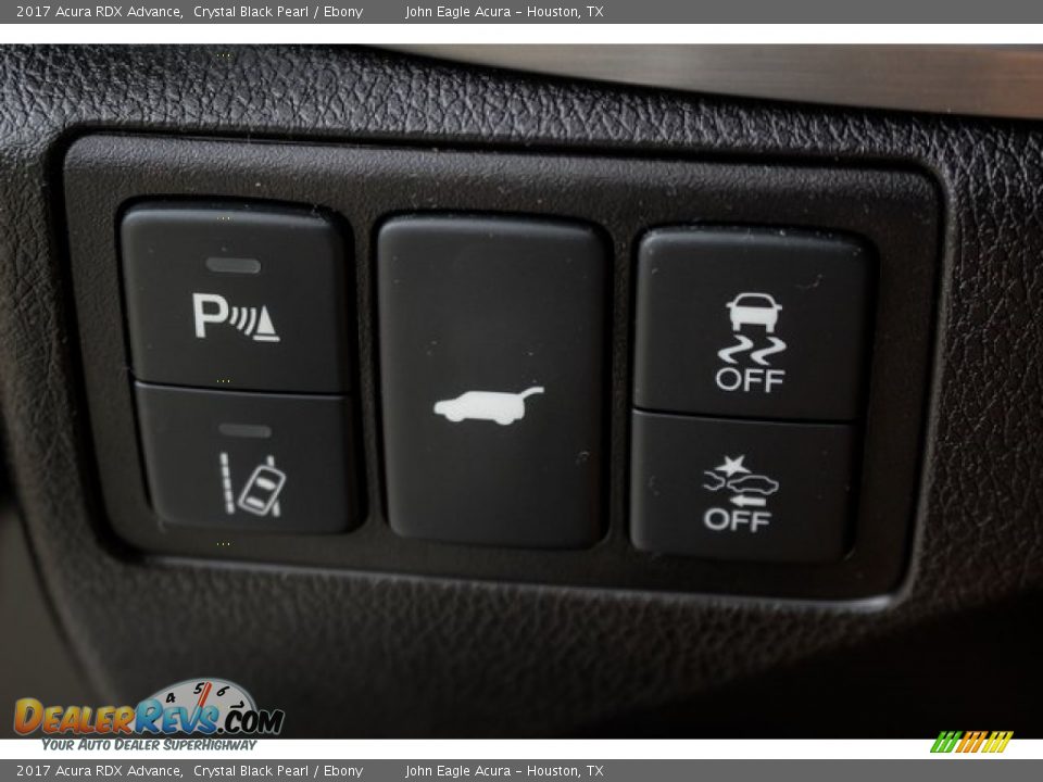 2017 Acura RDX Advance Crystal Black Pearl / Ebony Photo #35