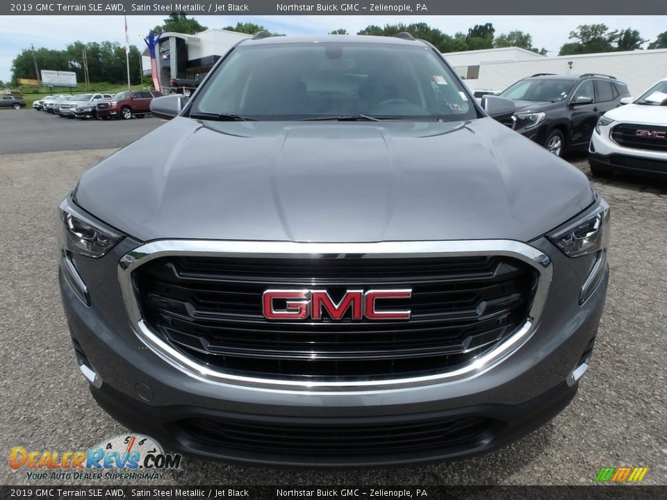 2019 GMC Terrain SLE AWD Satin Steel Metallic / Jet Black Photo #2