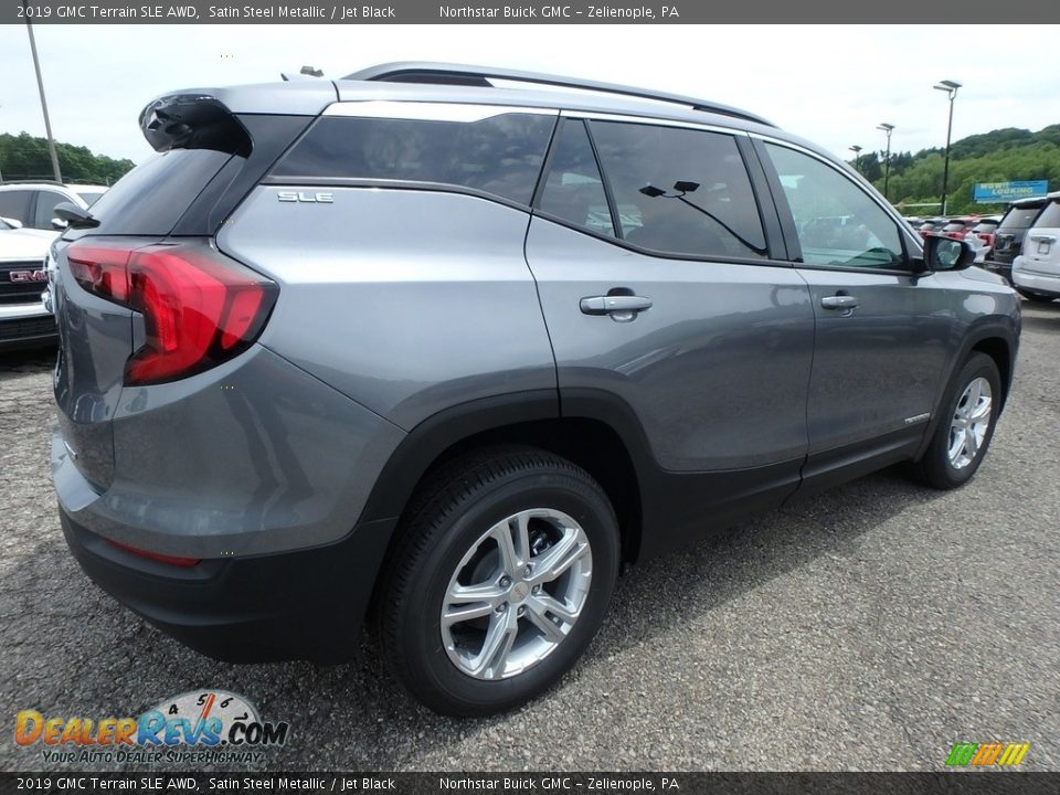 2019 GMC Terrain SLE AWD Satin Steel Metallic / Jet Black Photo #5