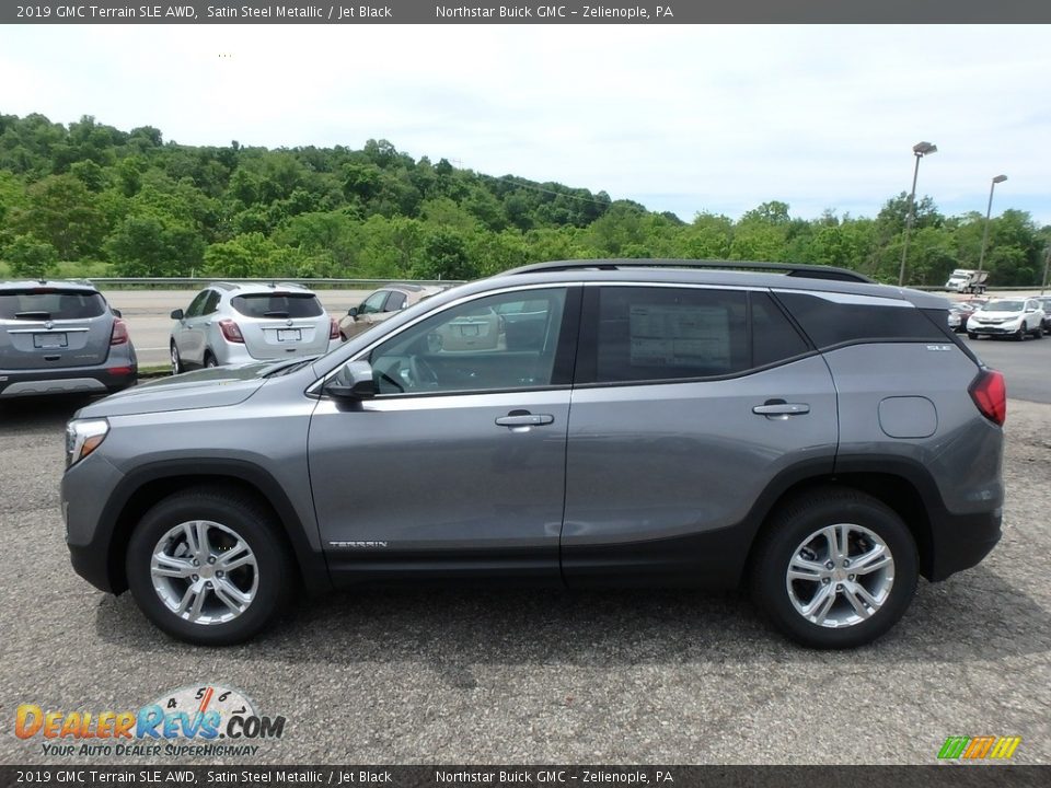 2019 GMC Terrain SLE AWD Satin Steel Metallic / Jet Black Photo #9