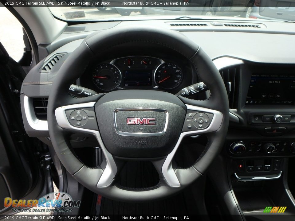 2019 GMC Terrain SLE AWD Satin Steel Metallic / Jet Black Photo #17