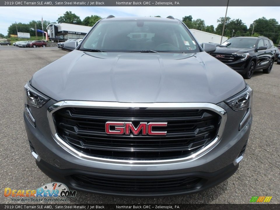 2019 GMC Terrain SLE AWD Satin Steel Metallic / Jet Black Photo #2