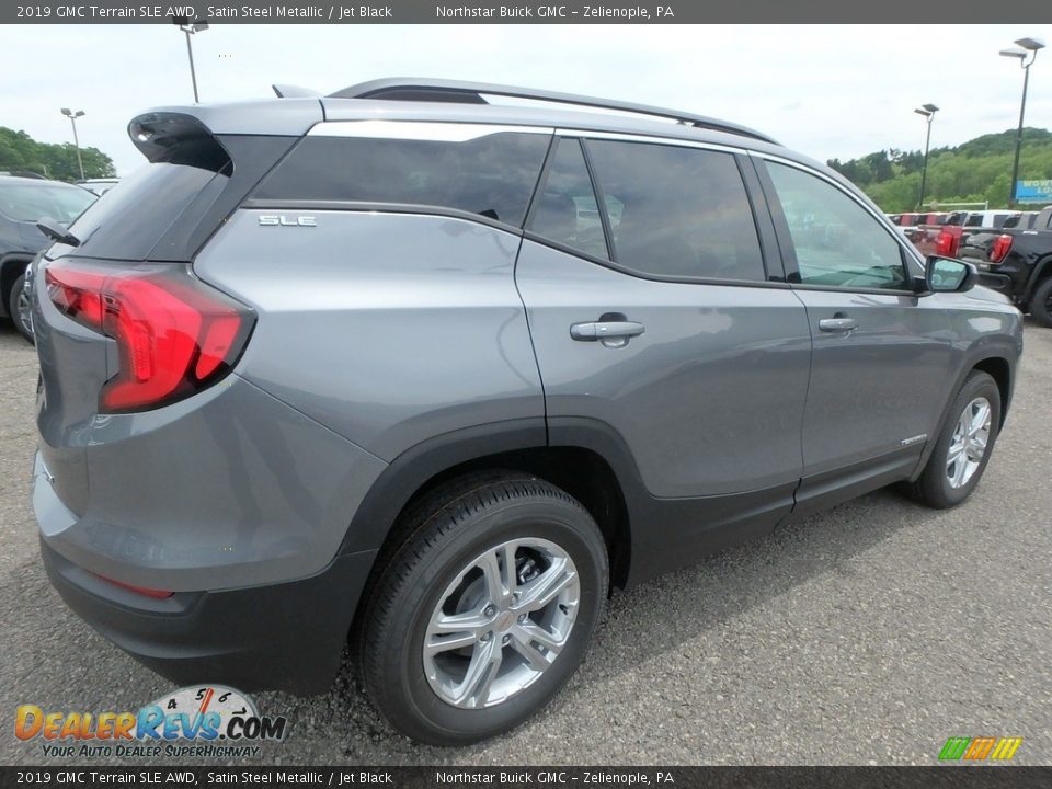 2019 GMC Terrain SLE AWD Satin Steel Metallic / Jet Black Photo #5