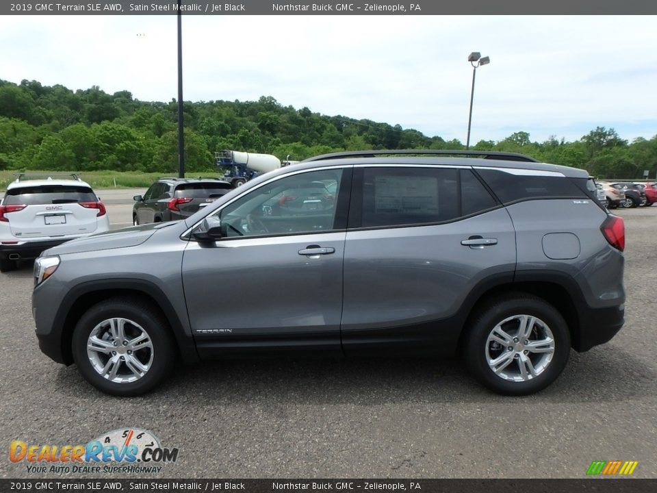 2019 GMC Terrain SLE AWD Satin Steel Metallic / Jet Black Photo #9