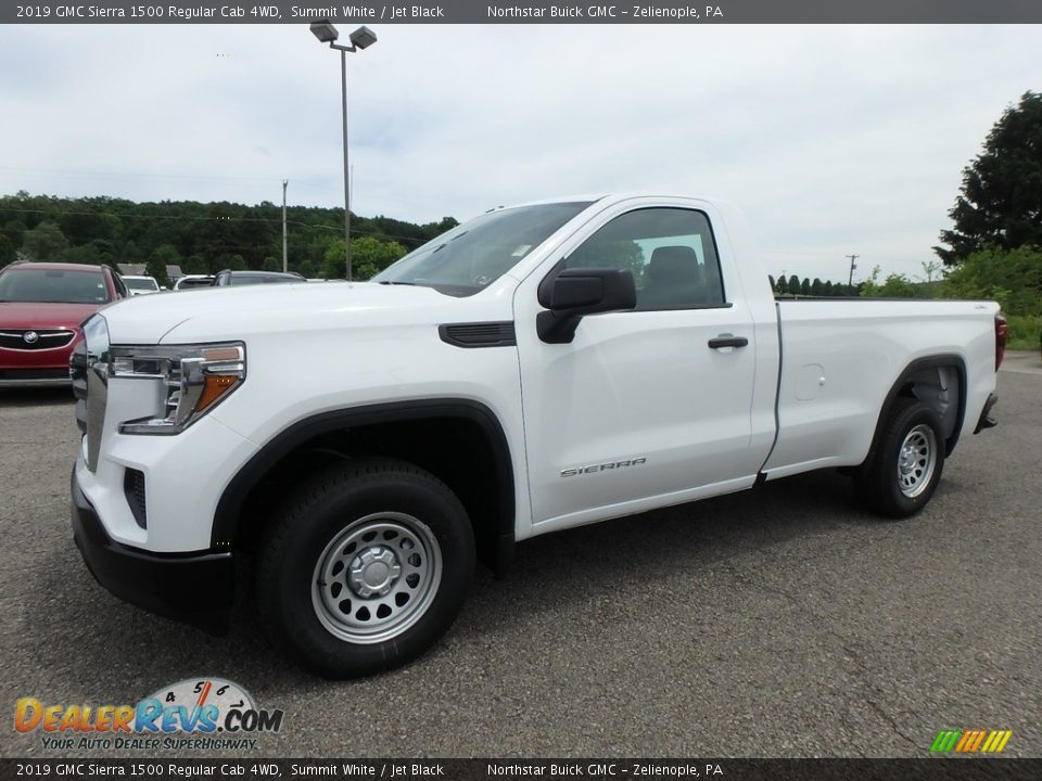 2019 GMC Sierra 1500 Regular Cab 4WD Summit White / Jet Black Photo #1