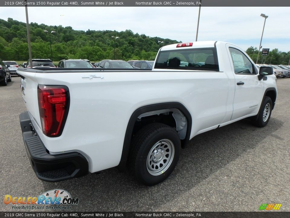 2019 GMC Sierra 1500 Regular Cab 4WD Summit White / Jet Black Photo #7