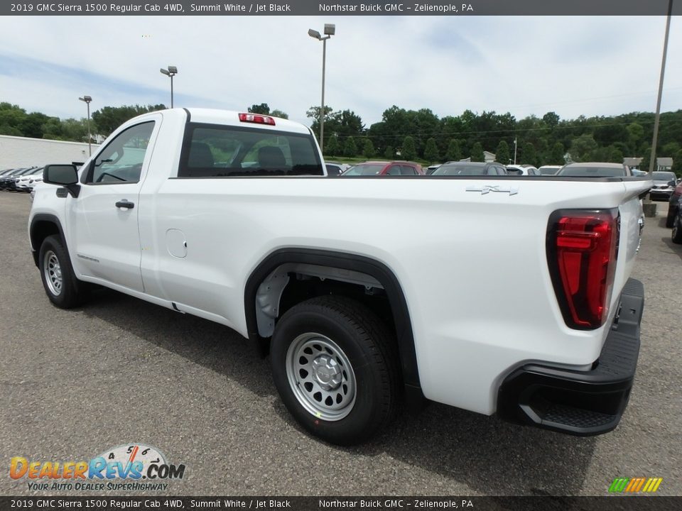 2019 GMC Sierra 1500 Regular Cab 4WD Summit White / Jet Black Photo #9