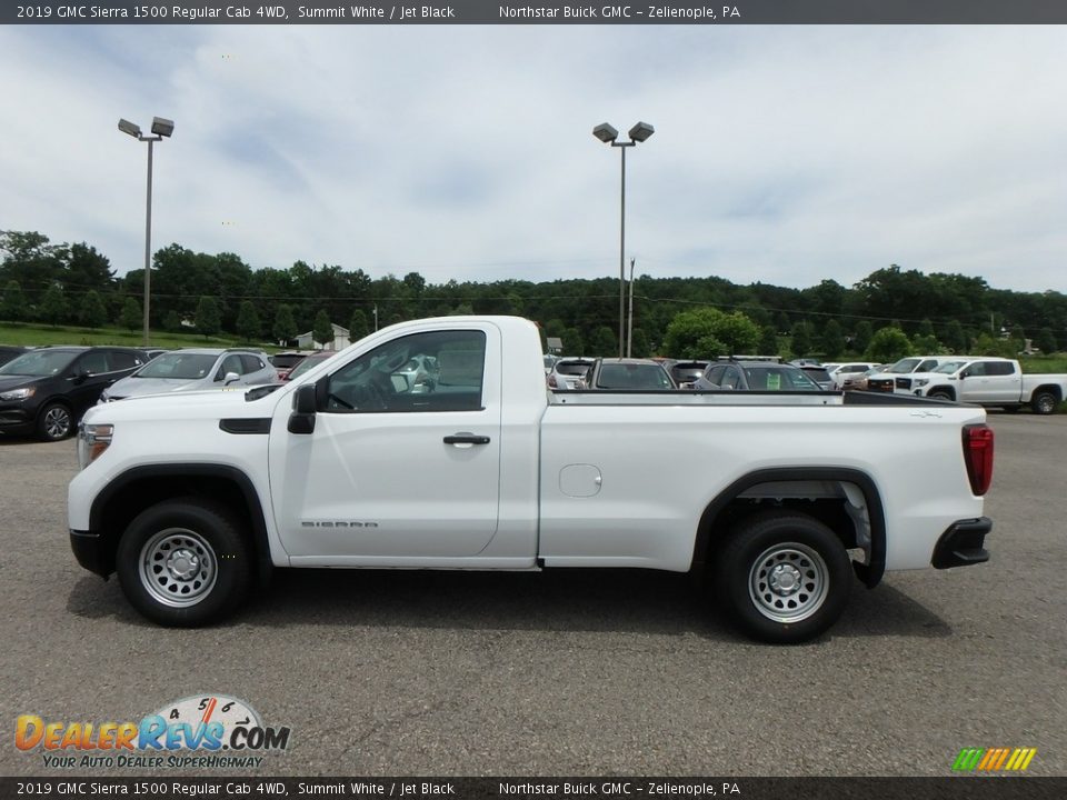 Summit White 2019 GMC Sierra 1500 Regular Cab 4WD Photo #10