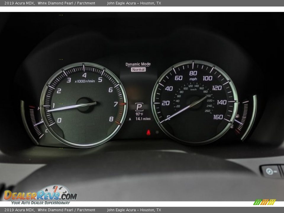 2019 Acura MDX White Diamond Pearl / Parchment Photo #34