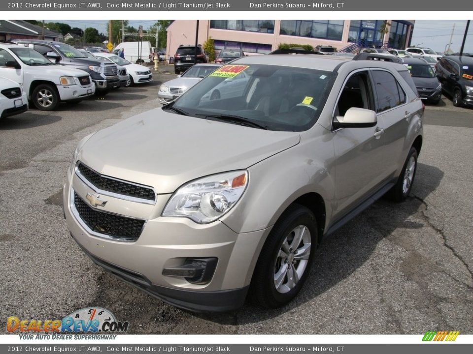 2012 Chevrolet Equinox LT AWD Gold Mist Metallic / Light Titanium/Jet Black Photo #1
