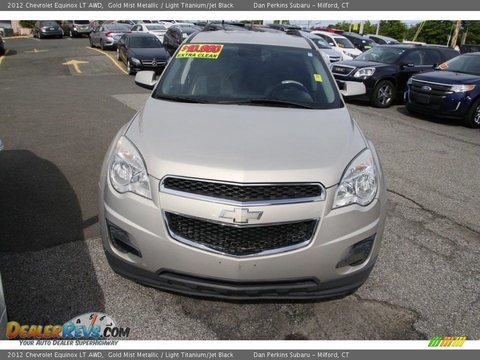 2012 Chevrolet Equinox LT AWD Gold Mist Metallic / Light Titanium/Jet Black Photo #2
