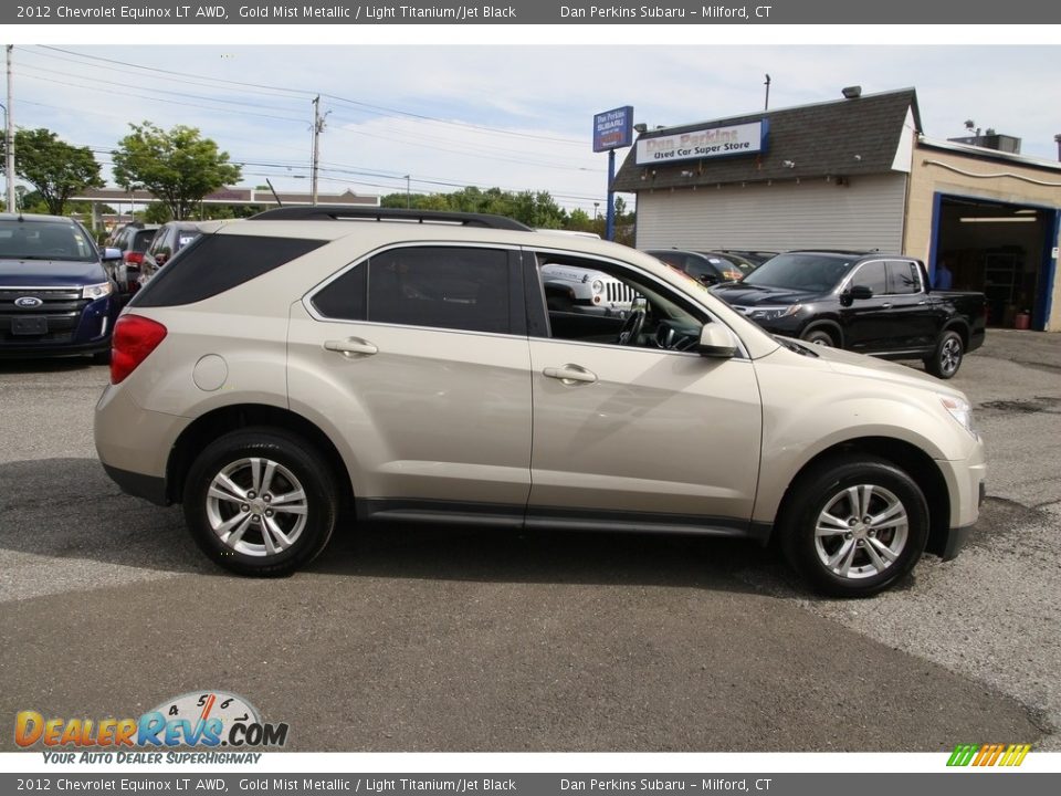 2012 Chevrolet Equinox LT AWD Gold Mist Metallic / Light Titanium/Jet Black Photo #4