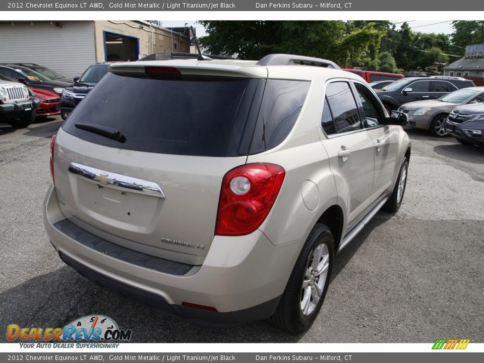 2012 Chevrolet Equinox LT AWD Gold Mist Metallic / Light Titanium/Jet Black Photo #5