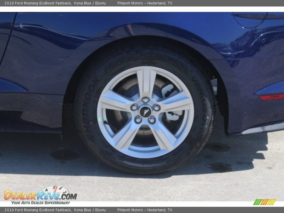 2019 Ford Mustang EcoBoost Fastback Kona Blue / Ebony Photo #6