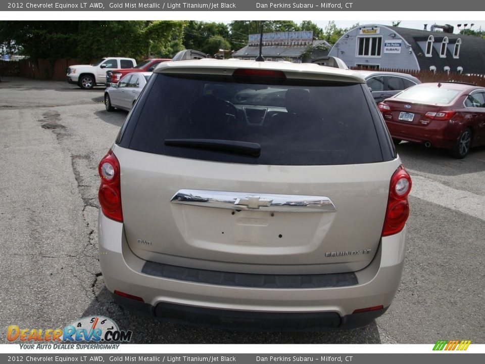 2012 Chevrolet Equinox LT AWD Gold Mist Metallic / Light Titanium/Jet Black Photo #6