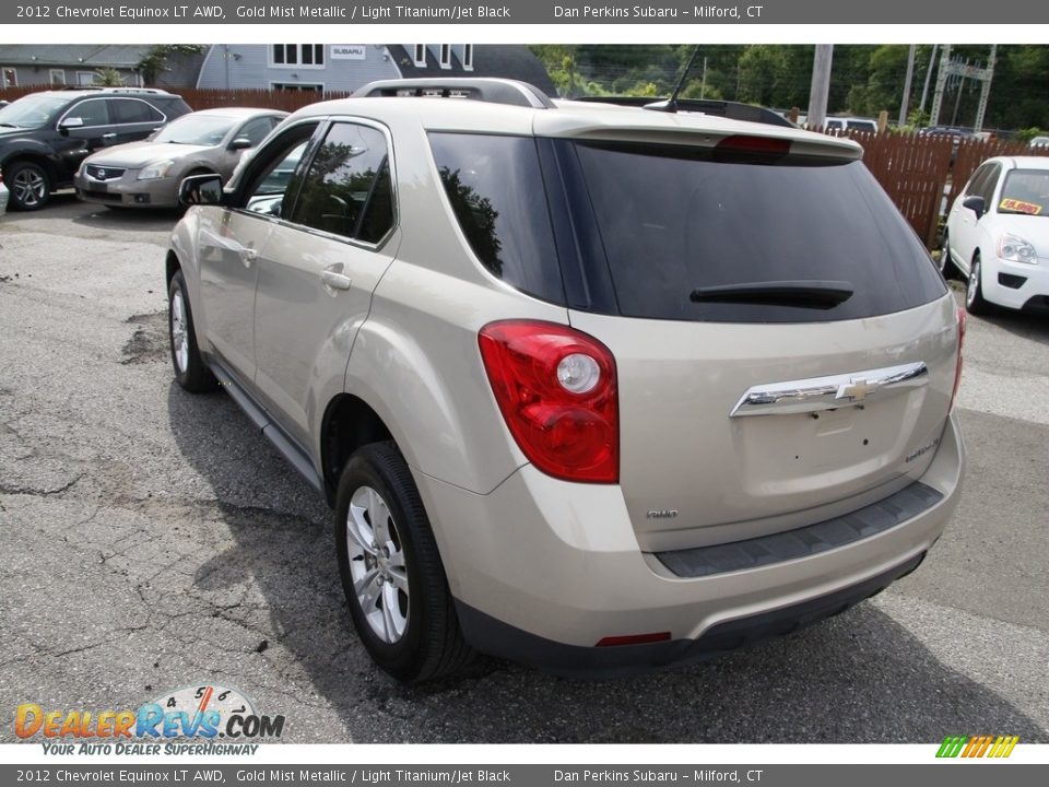 2012 Chevrolet Equinox LT AWD Gold Mist Metallic / Light Titanium/Jet Black Photo #7