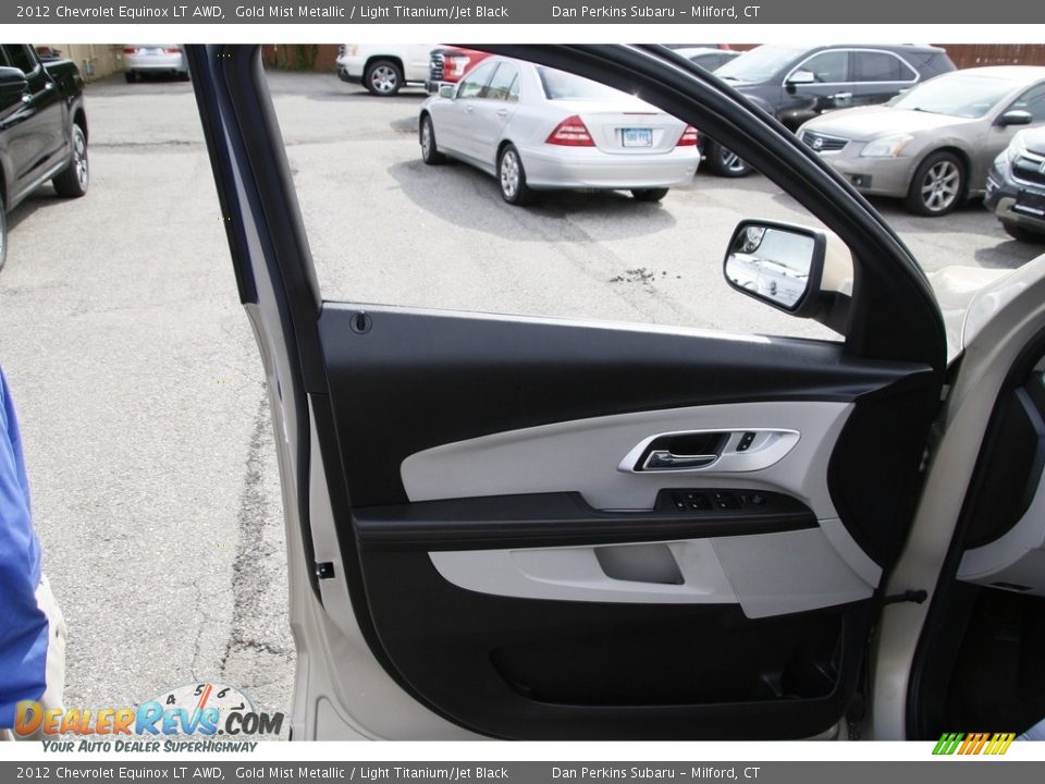 2012 Chevrolet Equinox LT AWD Gold Mist Metallic / Light Titanium/Jet Black Photo #9