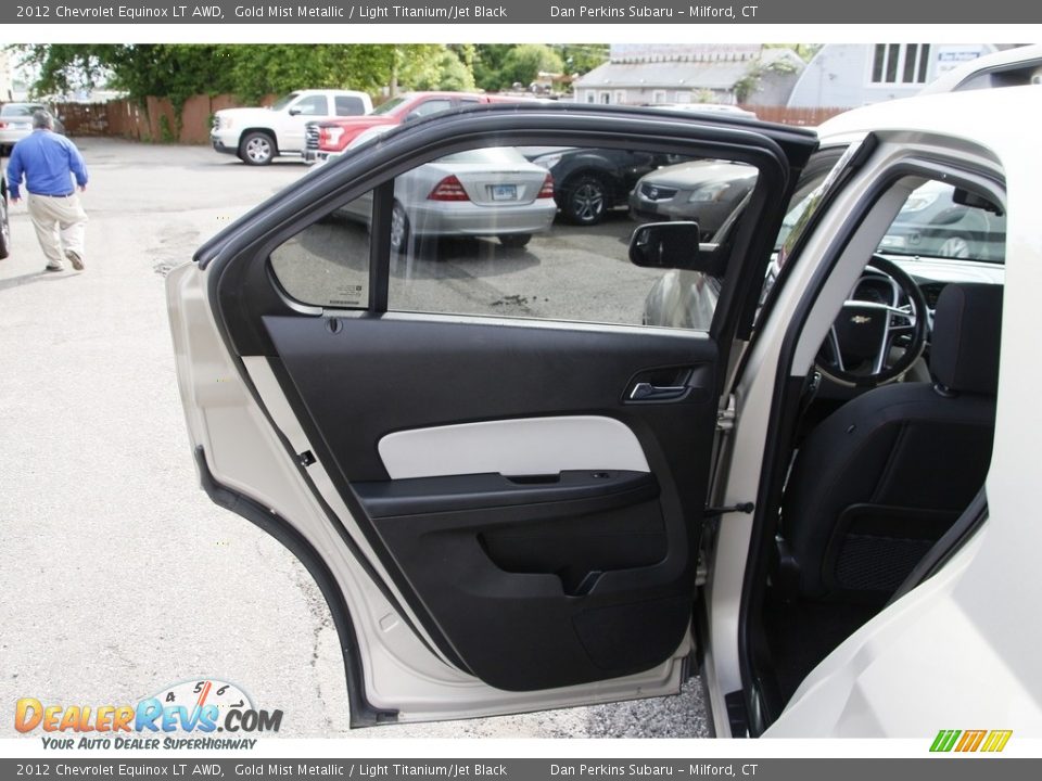 2012 Chevrolet Equinox LT AWD Gold Mist Metallic / Light Titanium/Jet Black Photo #11