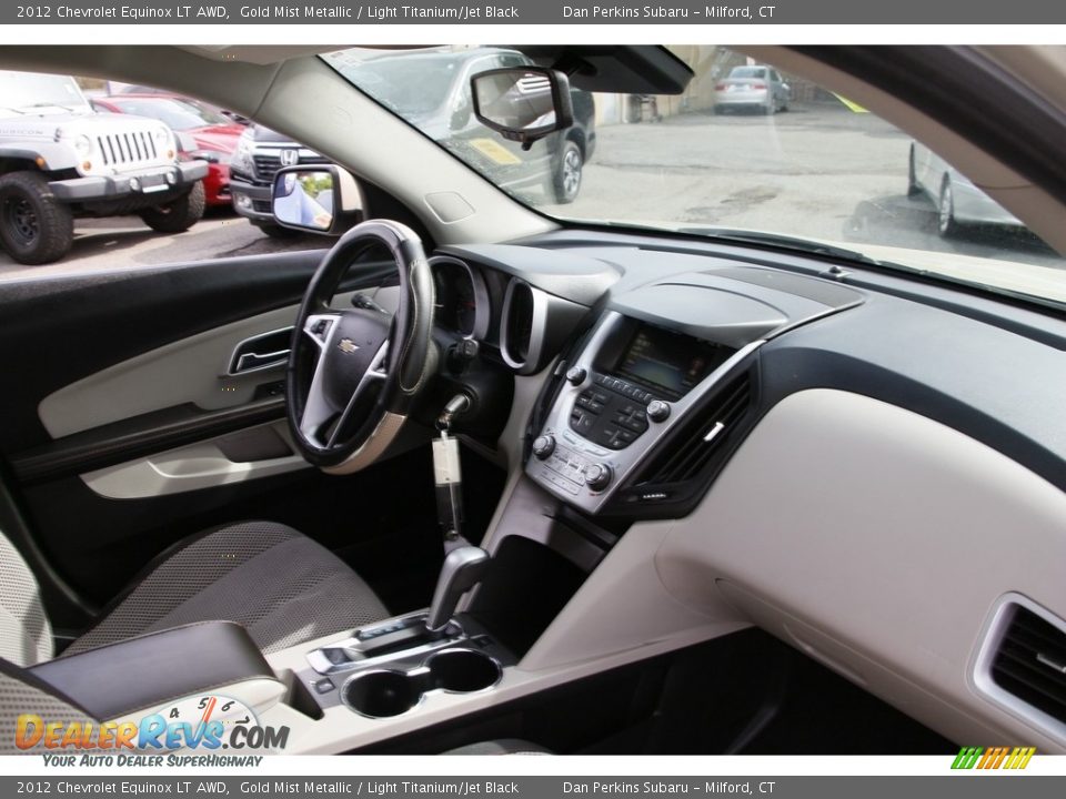 2012 Chevrolet Equinox LT AWD Gold Mist Metallic / Light Titanium/Jet Black Photo #15