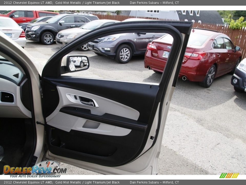2012 Chevrolet Equinox LT AWD Gold Mist Metallic / Light Titanium/Jet Black Photo #16