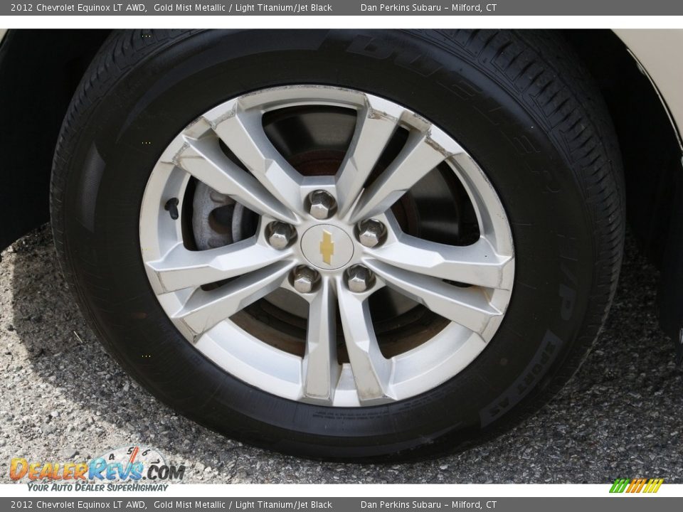 2012 Chevrolet Equinox LT AWD Gold Mist Metallic / Light Titanium/Jet Black Photo #18