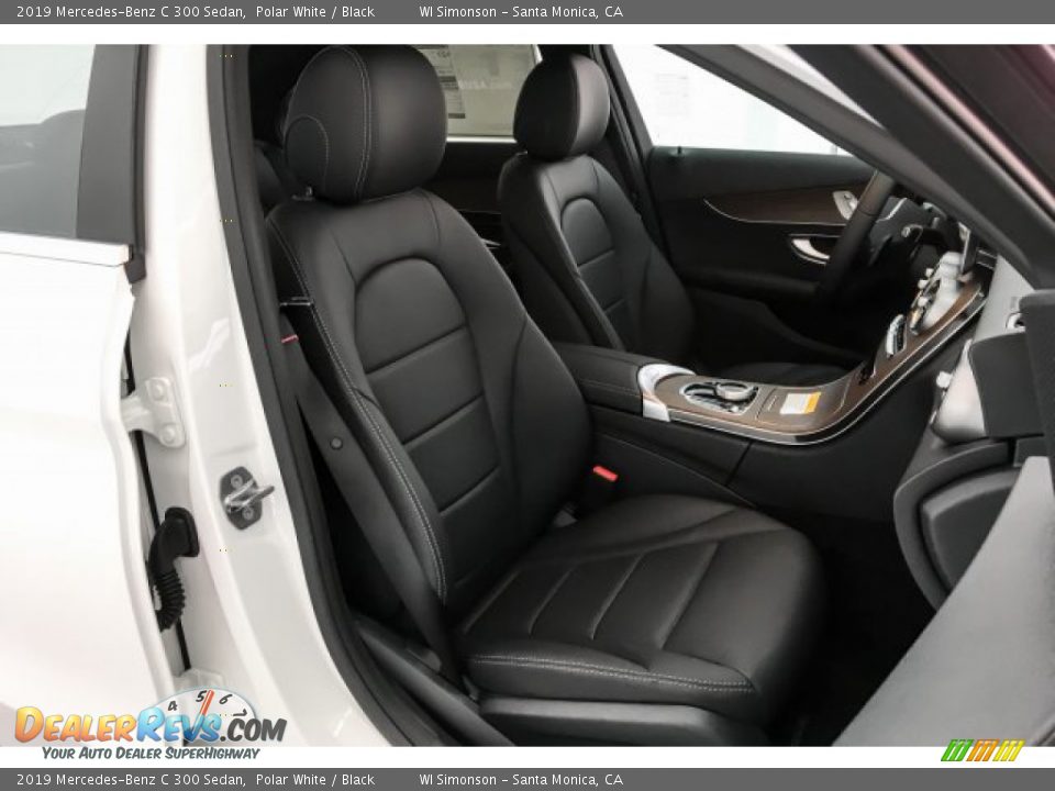 2019 Mercedes-Benz C 300 Sedan Polar White / Black Photo #5