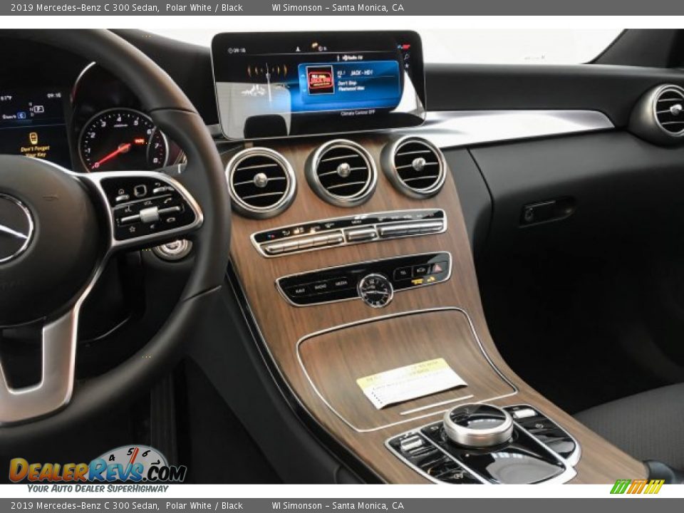2019 Mercedes-Benz C 300 Sedan Polar White / Black Photo #6